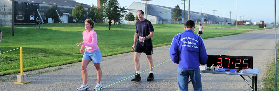 Kathy & Greg Johnson Winners of the Walk Contest